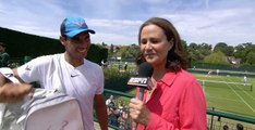 Rafael Nadal's interview for ESPN at Wimbledon (29/06/2015)