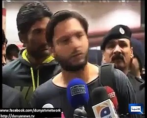 Shahid Afridi MisBehaves with Media Reporter