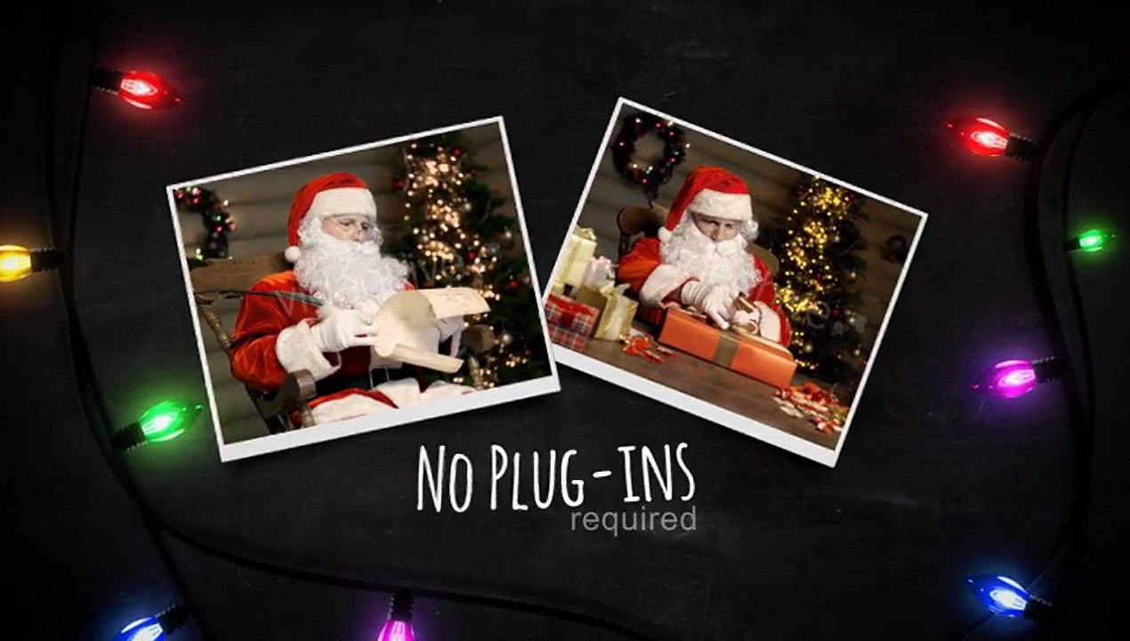 After Effects Project Files - Christmas Light Slideshow - VideoHive 9662818