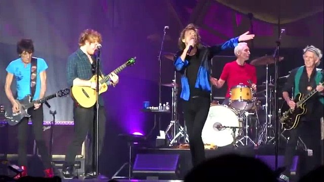Ed Sheeran rejoint les Rolling Stones sur scène sur Beast of Burden