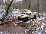 Cummins Powered Hummer in WV Mud!