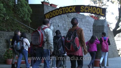 Old and new architecture of Woodstock School, Mussoorie