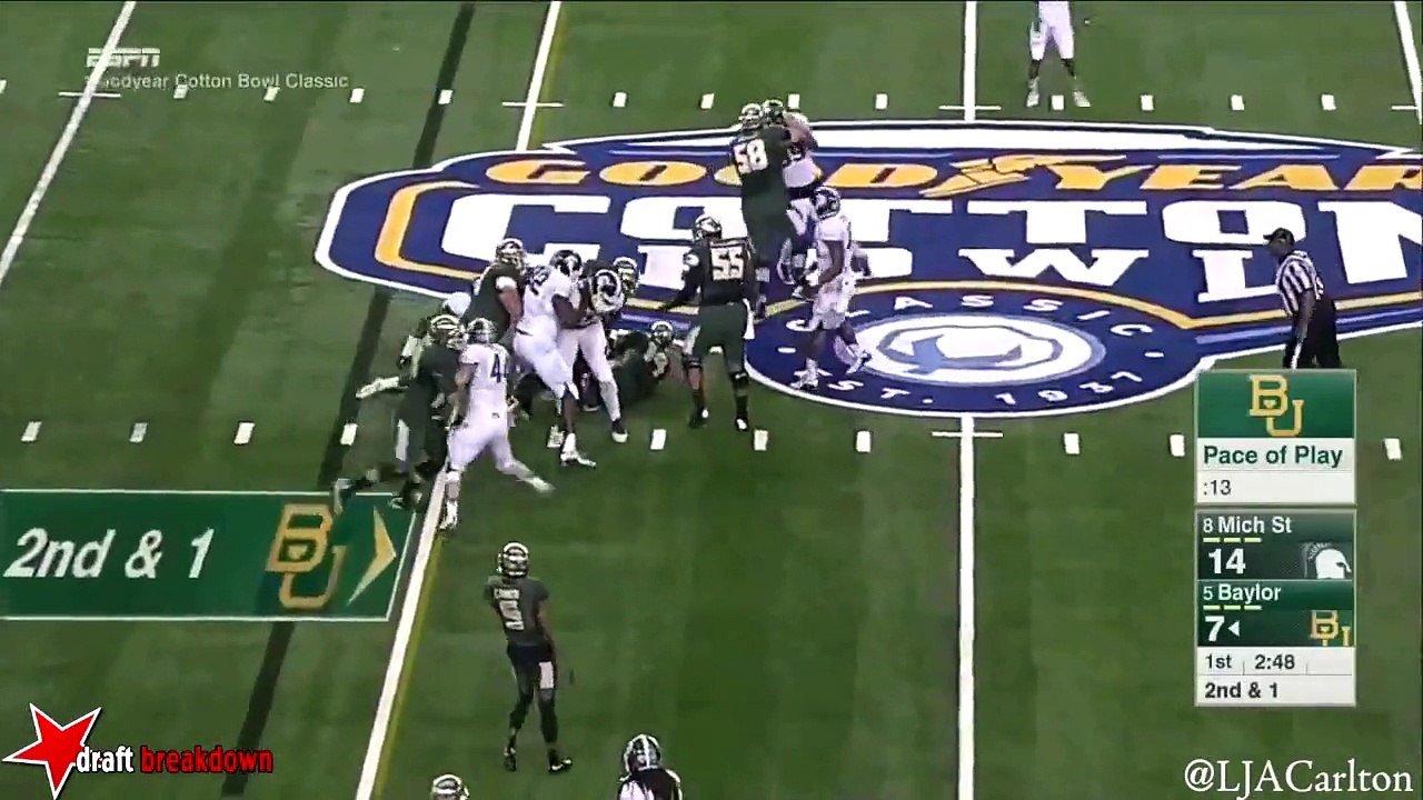 Shilique Calhoun vs. Baylor (2014)