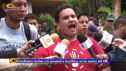 Download Video: Estudiantes exigieron mayor acceso a inscripciones del CNE