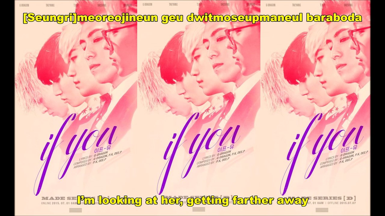 BIGBANG - If You [Eng Sub, Romanization, Color Coded]
