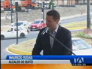 Alcalde inauguró el intercambiador del Ciclista