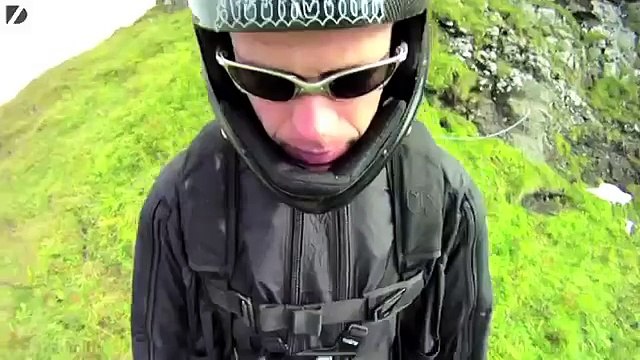Death Defying Wing Suit Flight