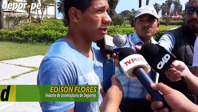 Edison Flores: En Universitario también queremos estar en la Selección (VIDEO)