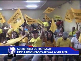 Villalta tuvo una agitada jornada en busca de votos en Limón