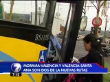 MOPT pondrá a funcionar tres nuevas rutas intersectoriales