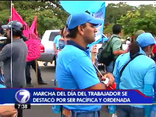 Marcha del Día del Trabajador se caracterizó por ser pacífica y ordenada
