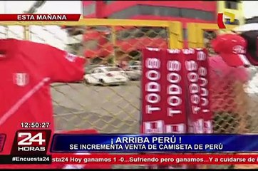Perú vs. Chile: se incrementa ventas de camiseta de la blanquirroja