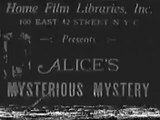 Alice's Mysterious Mystery (1926)