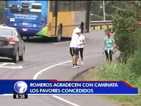 Romeros aprovechan este fin de semana para visitar la virgen de Los Ángeles