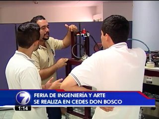Cientos de proyectos participan en feria de ingeniería y arte