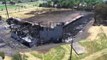 Drone Footage Shows Fire at Historic Oregon Stadium