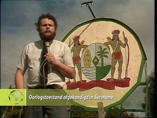 Oorlogstoestand afgekondigd in Suriname - 1982