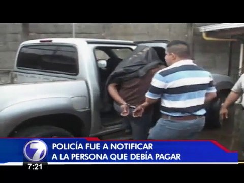 Detienen a policía de Upala sospechoso de robar 98 mil colones de pensión alimentaria