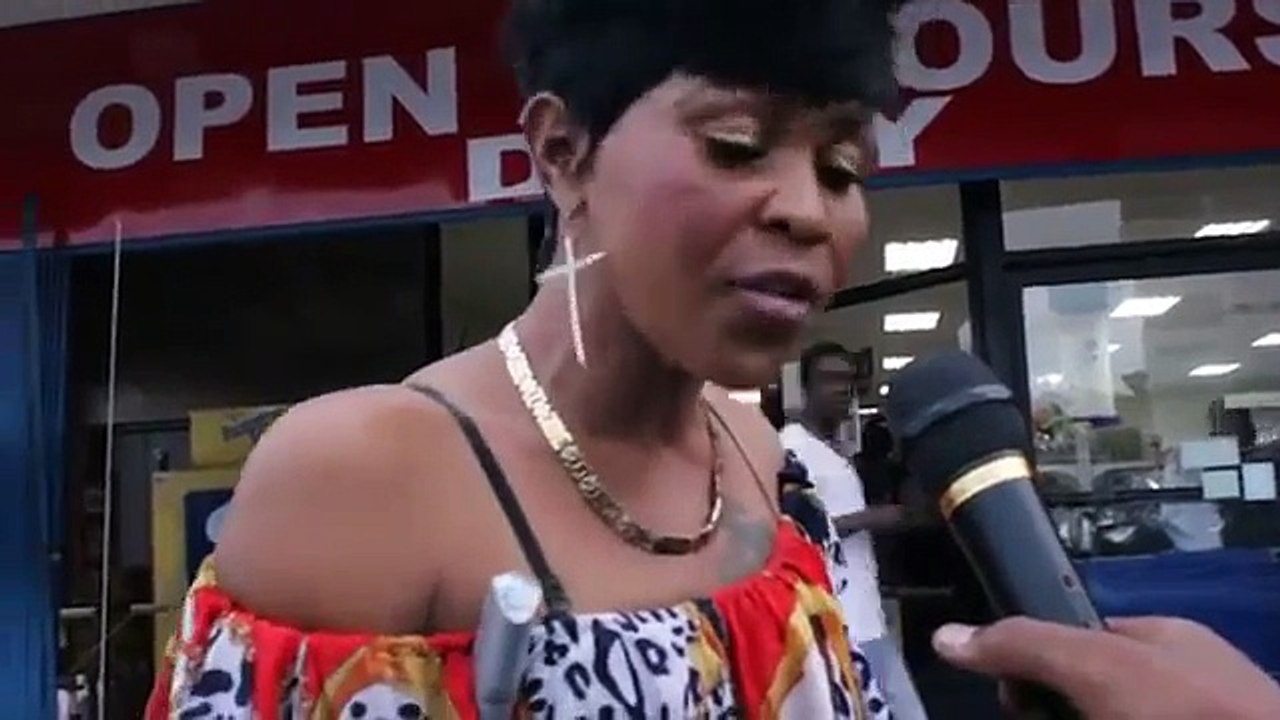 Rosie interviewed outside York Pharmacy :Funny Jamaican Interview : Kingston, Jamaica