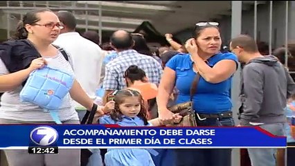 Expertos recomiendan a padres involucrarse en el inicio del curso lectivo