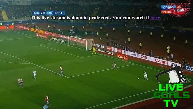 Lucas Barrios Fantastic Goal Argentina 2-1 Paraguay | HD