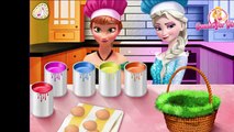 Princess Elsa and Anna Eggs Painting - Frozen Games