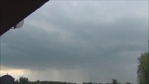 Storm, nice view rainfall, clouds HD time-lapse