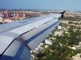 Aterrizaje Volaris Airbus A319 - Aeropuerto Internacional de Mérida