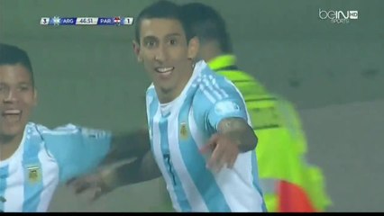 Di Maria Goal Argentina 3 - 1 Paraguay 30/06/2015 - Copa America
