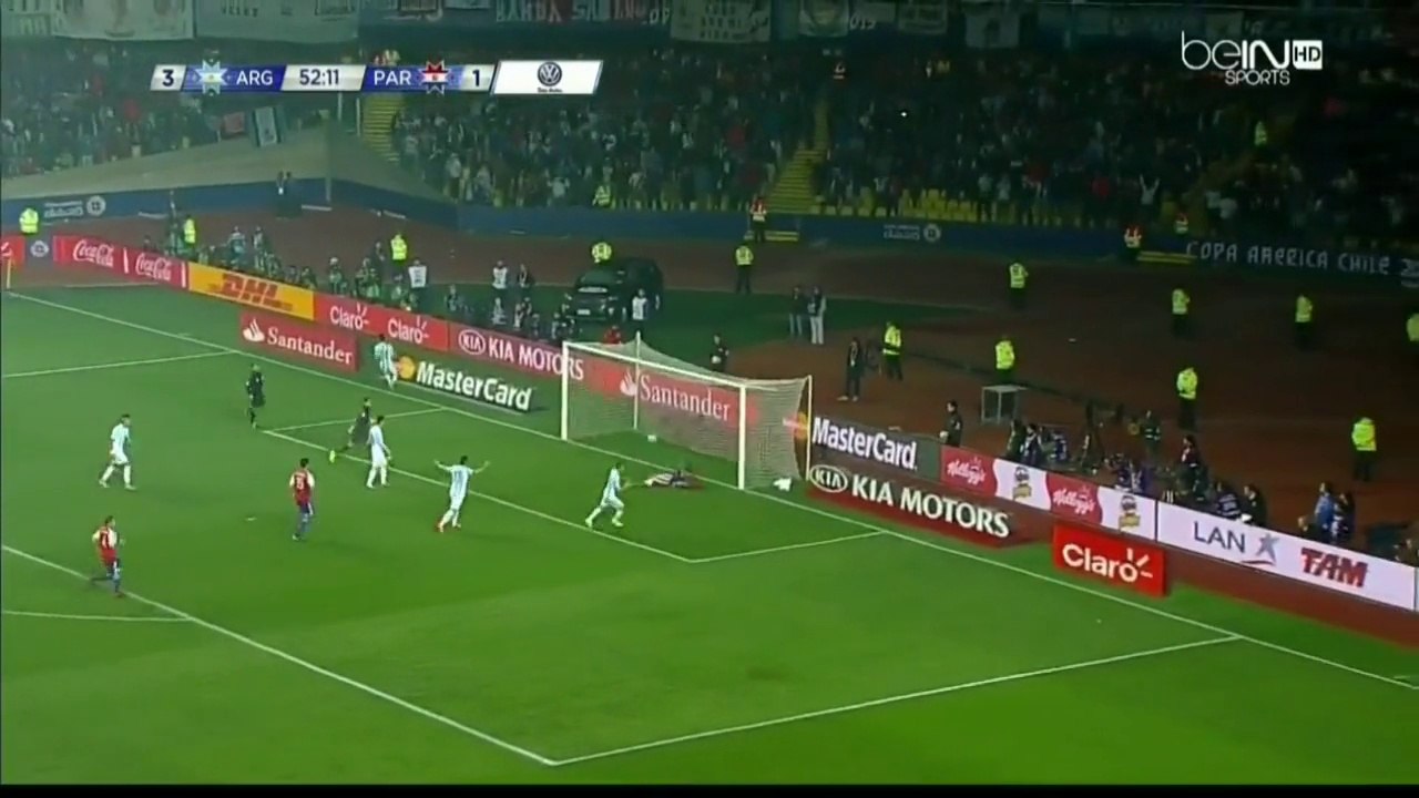 Di Maria Goal Argentina 4 - 1 Paraguay 30/06/2015 - Copa America