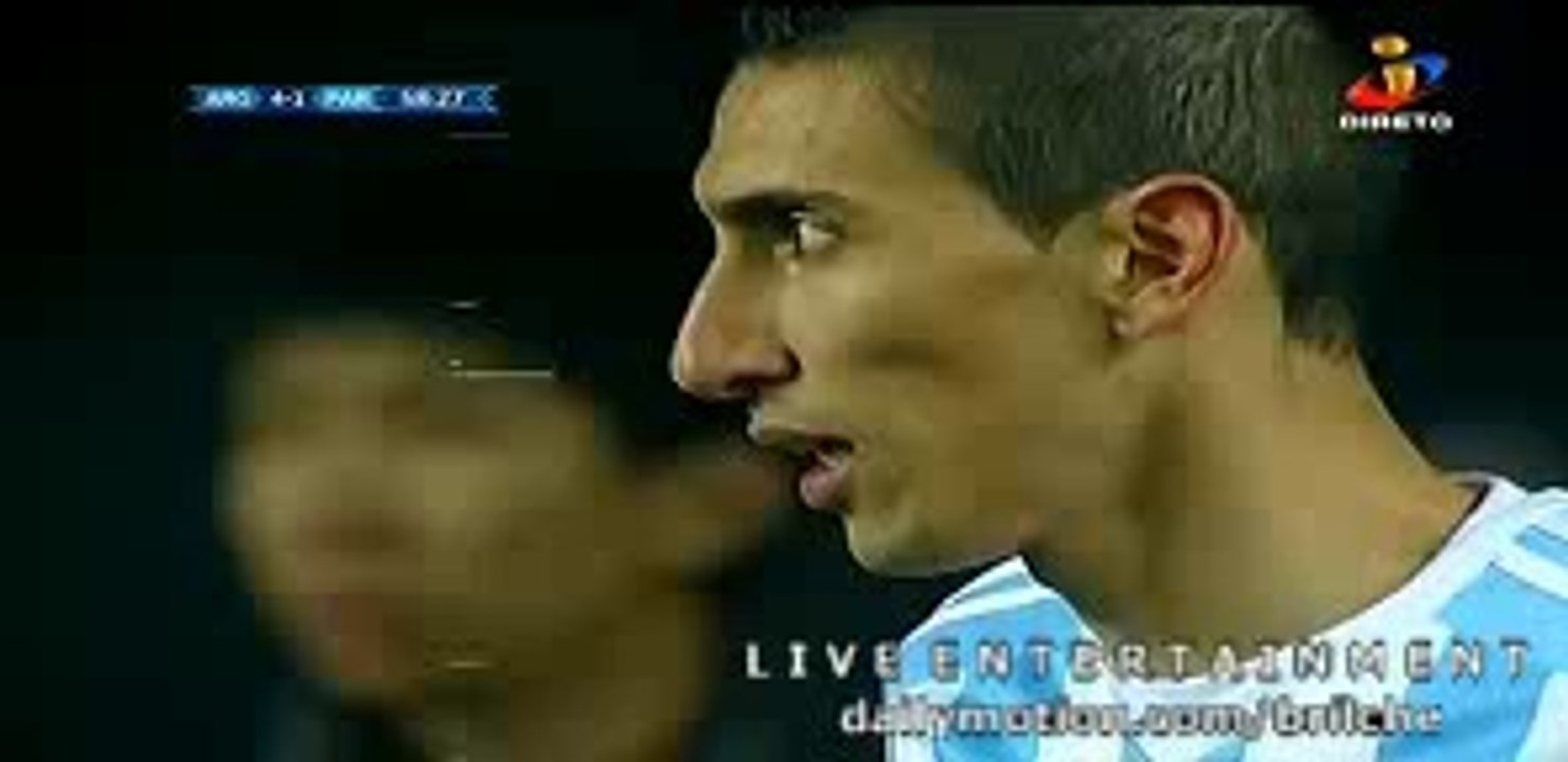 Ángel Di Maria fantastic Free Kick Chance - Argentina vs Paraguay Copa America 30.05.2015 HD
