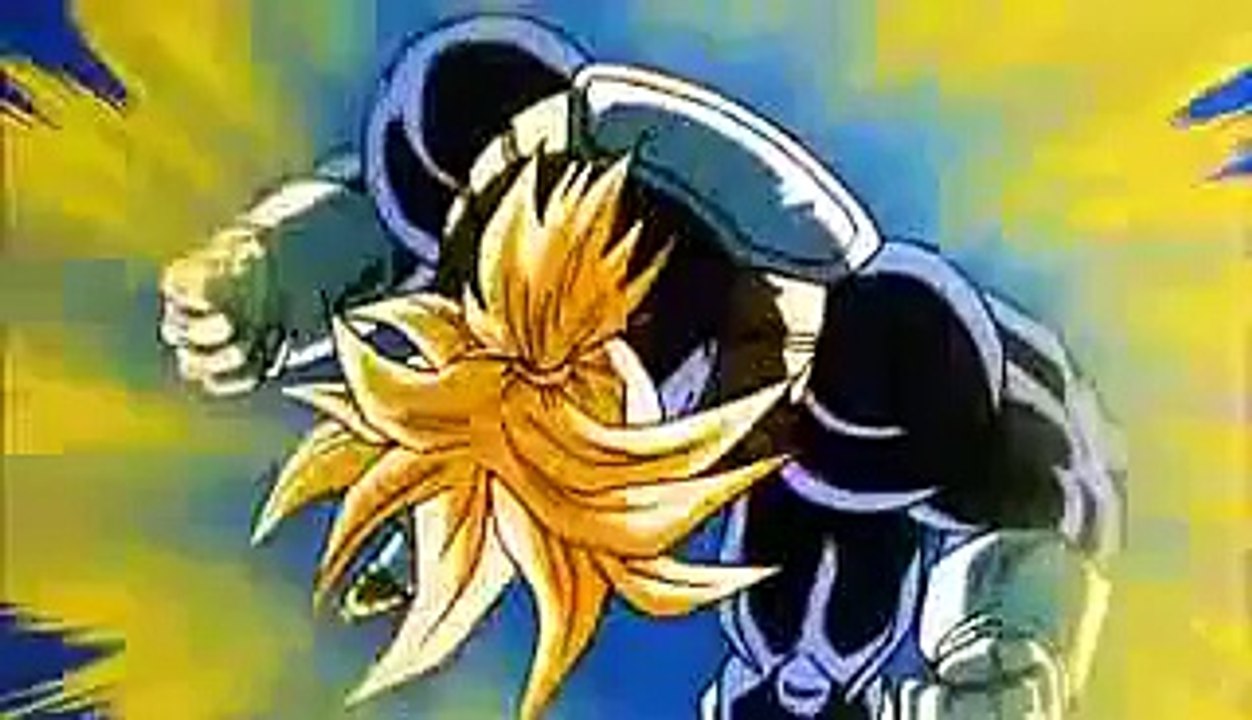 dbz trunks se enfada porq cell derrota a vegeta