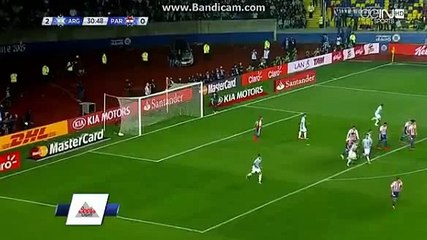 Messi fantastic free kick goal! Argentina 5-1 Paraguay