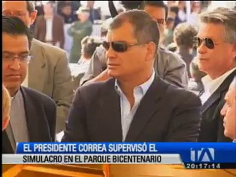 Presidente cumplió actividades en Quito