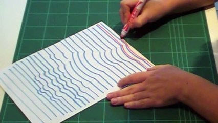 Como dibujar en 3D: una mano y un corazón en 3D