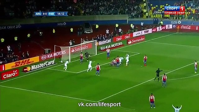 Argentina vs Paraguay, 6-1, All Goals and Extended Full highlights, Copa America 2015, Semifinal, 30/06/2015
