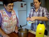 Baking Pepper Biscuits with Grandma