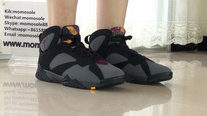 AUTHENTIC AIR JORDAN 7 BORDEAUX 2015 on foot