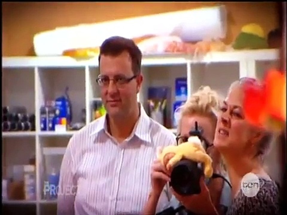 Me on Channel 10 - The Project