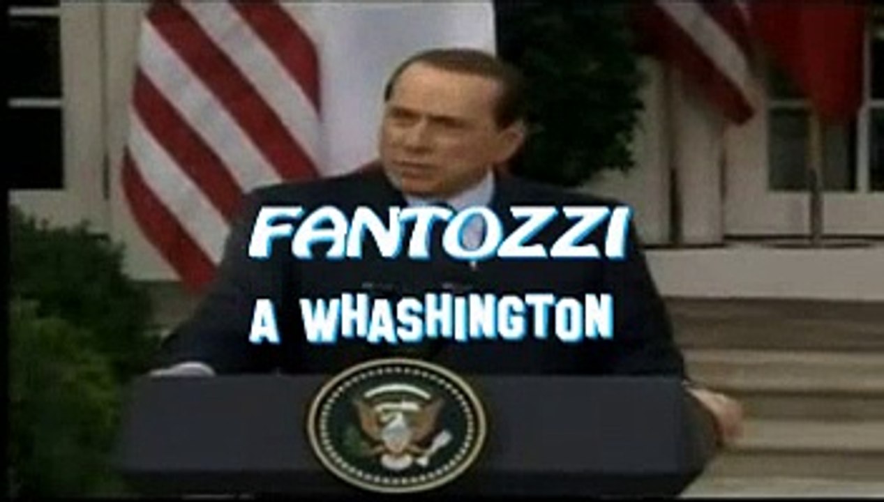 Berlusconi da Bush ..come Fantozzi !!!!!!!!!