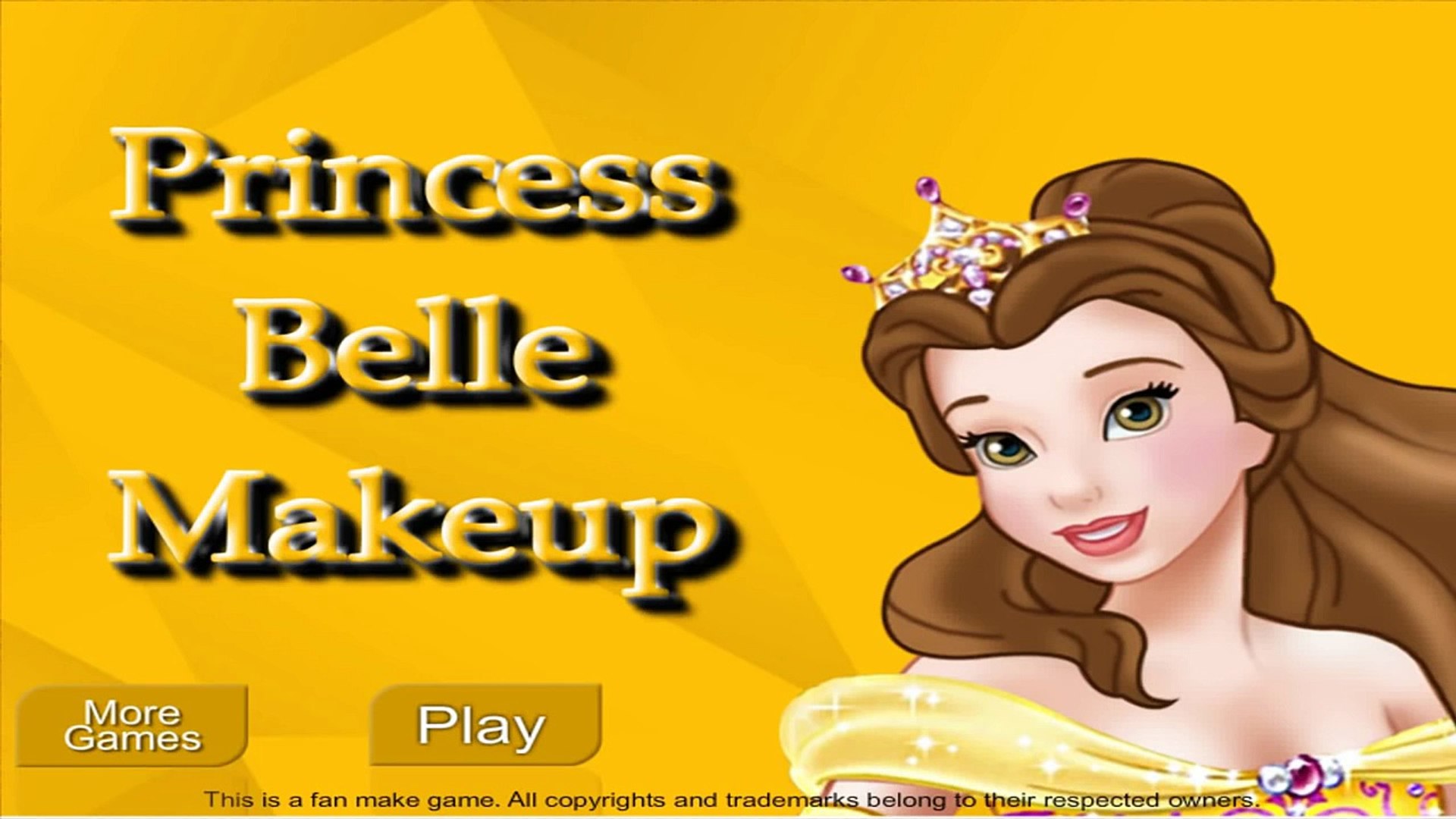 Princess Belle Princess Makeup - Cartoons Makeup Games - video Dailymotion