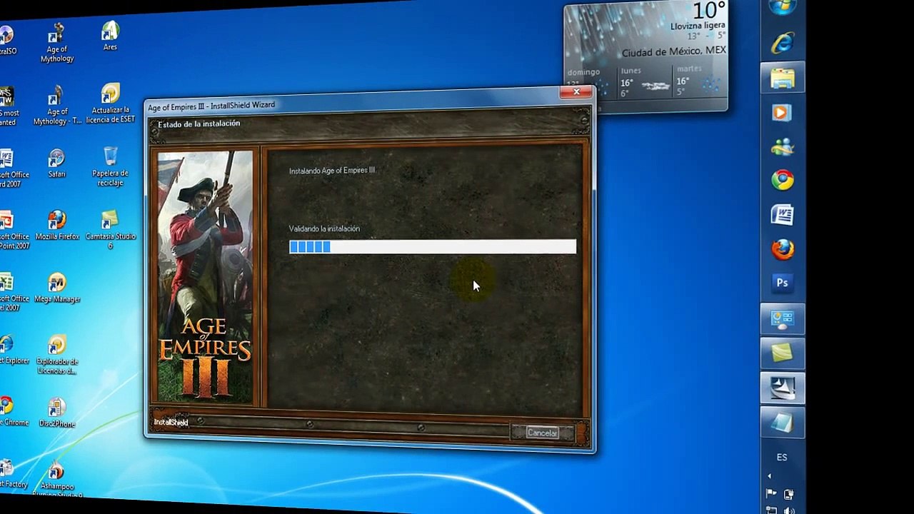 como instalar age of empires 3 + 2 expansiones (1/3)