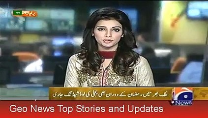 Geo News Headlines 1 July 2015, News Pakistan Today, Load Shedding Issue in Pakistan