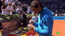 Rafael Nadal On-court interview / R3 Mutua Madrid Open 2015