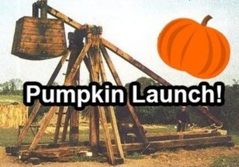 Flyaway Pumpkin Reaches Record High With Catapult Shot