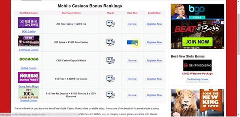 Mobile Casino No Deposit Required