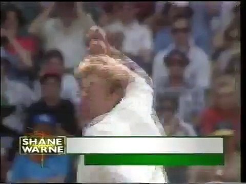 Insane sledging by Shane Warne, out of control in a test match