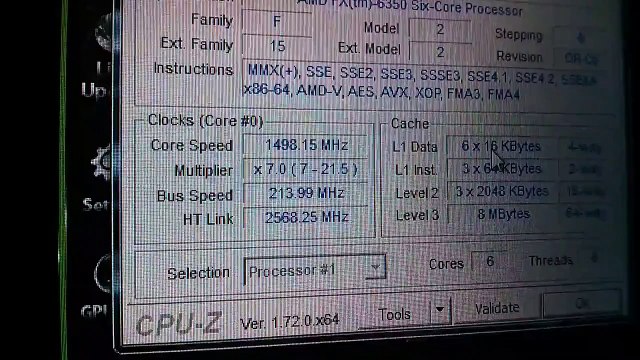 AMD FX 6350 overclock 4.6ghz biostar ta970
