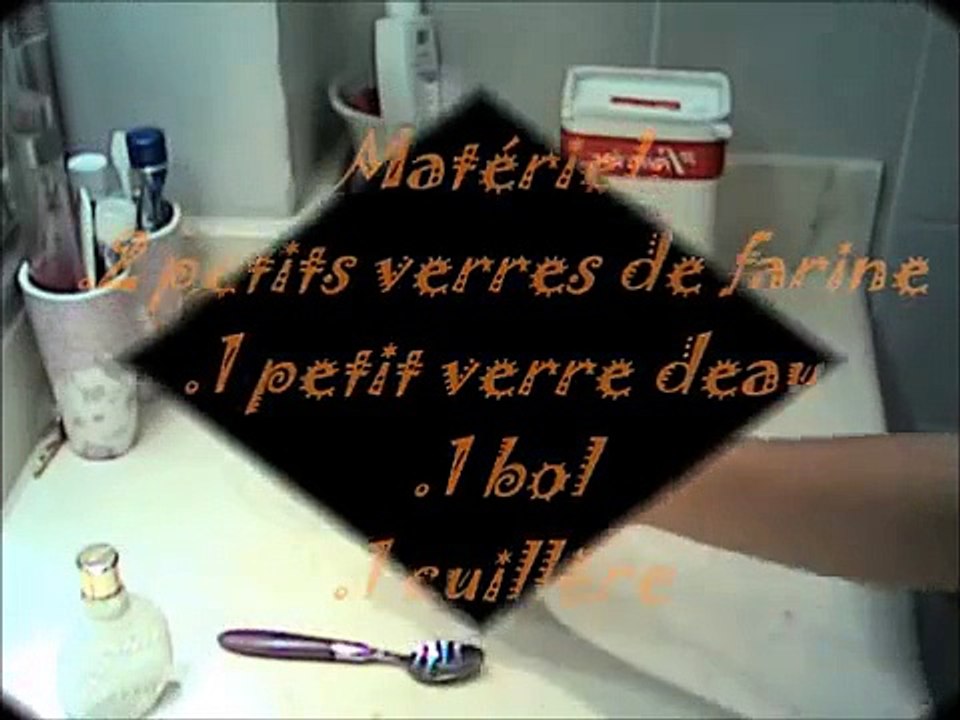 Maquillage halloween : pate pour les cicatrices