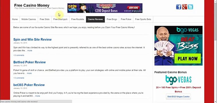 Casino Sites Reviews